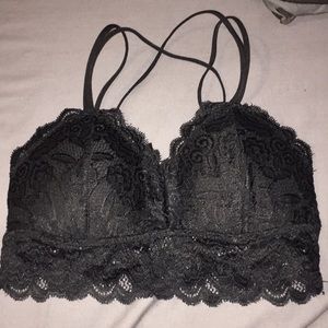 lace crop top never worn